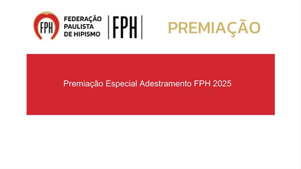 Premiação Especial Adestramento FPH 2025