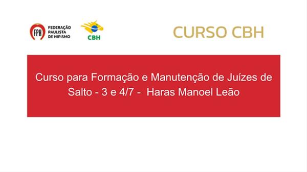 Curso para Formação