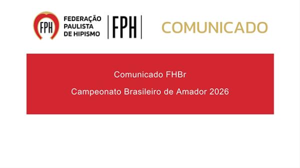 Comunicado FHBr - CBS Amador 2026